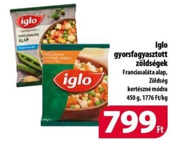Coop Iglo gyorsfagyasztott zöldségek 450 g ajánlat