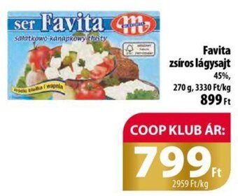 Favita zsíros lágysajt 270 g