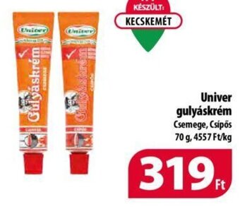 Coop Univer gulyáskrém 70 g ajánlat