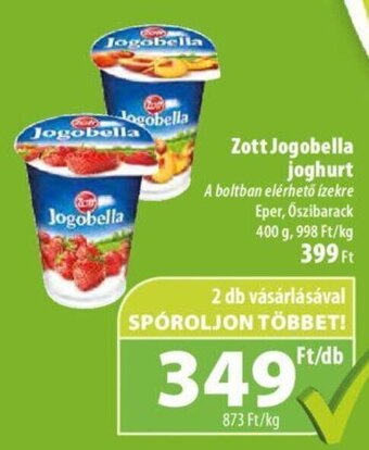 Coop Zott Jogobella joghurt 400 g ajánlat