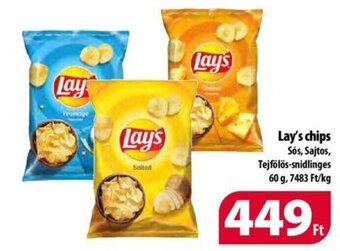 Coop Lay's chips 60 g ajánlat