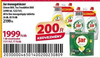 Coop Jar mosogatószer 2 x 900 ml / 26 db ajánlat