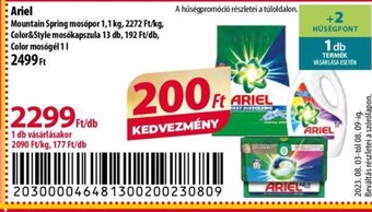 Coop Ariel 1,1 kg / 13 db / 1 l ajánlat