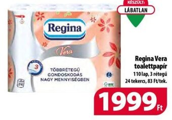 Coop Regina Vera toalettpapír 24 tekercs ajánlat
