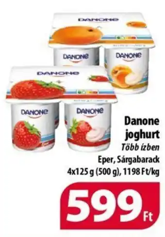 Coop Danone joghurt 4 x 125 g ajánlat