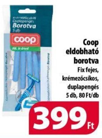 Coop Coop eldobható borotva 5 db ajánlat