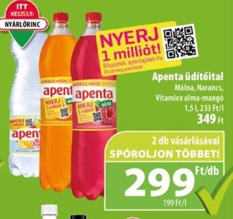Coop Apenta üdítőital 1,5 l ajánlat