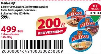 Coop Medve sajt 140 g ajánlat