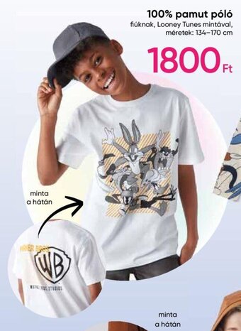 Pepco 100% pamut póló 1 db ajánlat