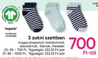 Pepco 3 zokni szettben ajánlat