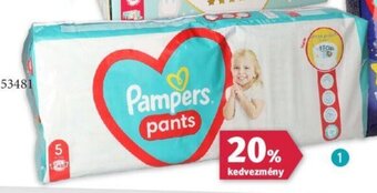 Rossmann PAMPERS PANTS JUMBO PACK BUGYIPELENKA 32 - 62 db ajánlat