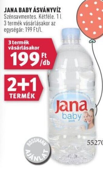 JANA BABY ÁSVÁNYVÍZ 1 l