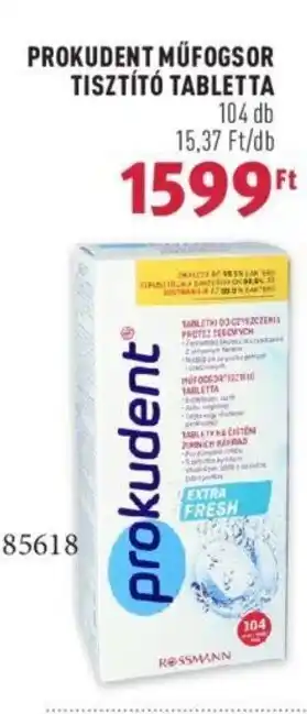 PROKUDENT MŰFOGSOR TISZTÍTÓ TABLETTA 104 g