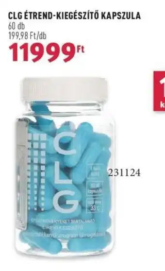 CLG ÉTREND-KIEGÉSZÍTŐ KAPSZULA 60 db