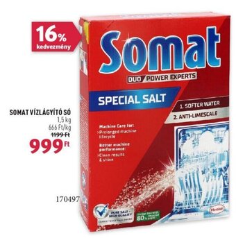 Rossmann SOMAT VÍZLÁGYÍTÓ SÓ 1,5 kg ajánlat