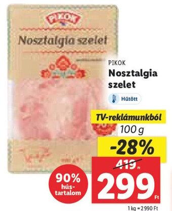Lidl PIKOK Nosztalgia szelet 100 g ajánlat