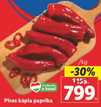 Lidl Piros kápia paprika 1 kg ajánlat
