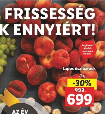 Lidl Lapos őszibarack 1 kg ajánlat