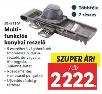 Lidl ERNESTO Multi-funkciós konyhai reszelő 1 db ajánlat