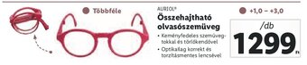 Lidl AURIOL Összehajtható olvasószemüveg 1 db ajánlat