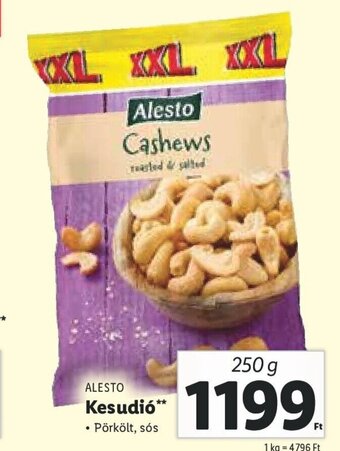 Lidl ALESTO Kesudió 250 g ajánlat
