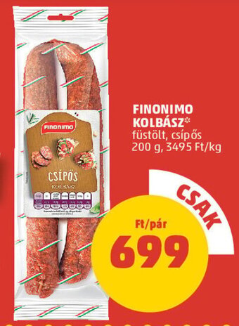 PENNY FINONIMO KOLBÁSZ 200 g ajánlat
