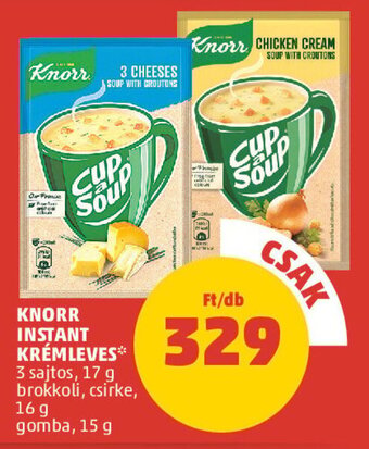 PENNY KNORR INSTANT KRÉMLEVES 15 - 17 g ajánlat