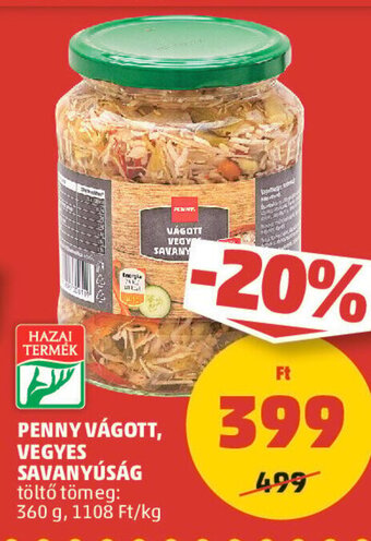 PENNY PENNY VÁGOTT, VEGYES SAVANYÚSÁG 360 g ajánlat
