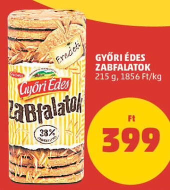PENNY GYŐRI ÉDES ZABFALATOK 215 g ajánlat