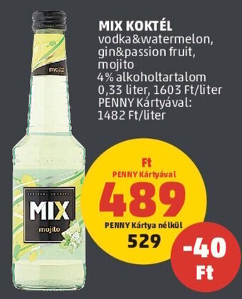 PENNY MIX KOKTÉL 0,33 l ajánlat
