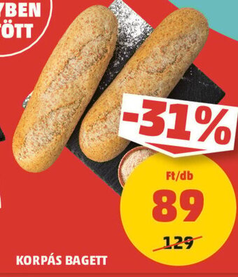 PENNY KORPÁS BAGETT 1 db ajánlat