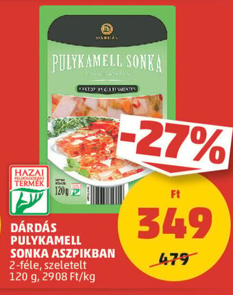 PENNY DÁRDÁS PULYKAMELL SONKA ASZPIKBAN 120 g ajánlat