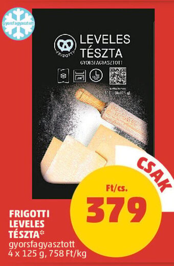 PENNY FRIGOTTI LEVELES TÉSZTA 4 x 125 g ajánlat