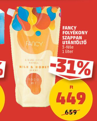 PENNY FANCY FOLYÉKONY SZAPPAN UTÁNTÖLTŐ 1 l ajánlat