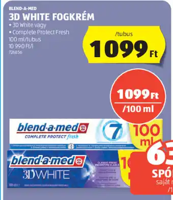 BLEND-A-MED 3D WHITE FOGKRÉM 100 ml