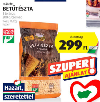 CSÁSZÁR BETŰTÉSZTA 200 g