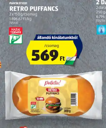 ALDI PANTASTICO! RETRO PUFFANCS 2 x 150 g ajánlat