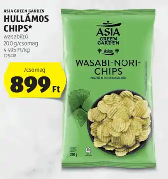 ALDI ASIA GREEN GARDEN HULLÁMOS CHIPS 200 g ajánlat