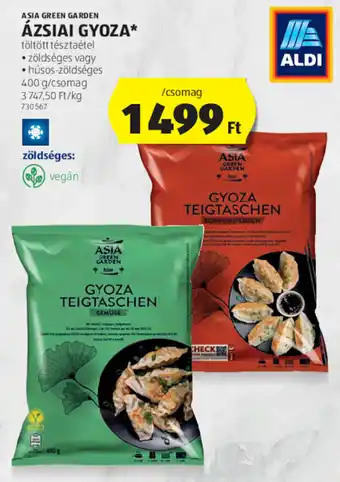 ALDI ASIA GREEN GARDEN ÁZSIAI GYOZA 400 g ajánlat