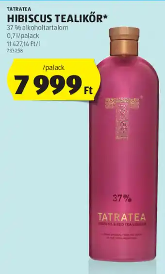 ALDI TATRATEA HIBISCUS TEALIKŐR 0,7 l ajánlat
