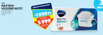 BRITA MAXTRA+ VÍZSZŰRŐ BETÉT 3 db
