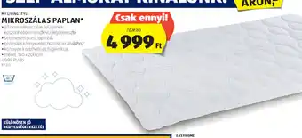 ALDI MY LIVING STYLE MIKROSZÁLAS PAPLAN 1 db ajánlat