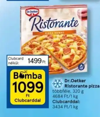Tesco Dr.Oetker Ristorante pizza 320 g ajánlat
