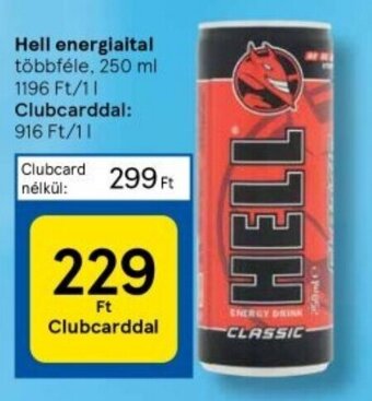 Tesco Hell energiaital 250 ml ajánlat