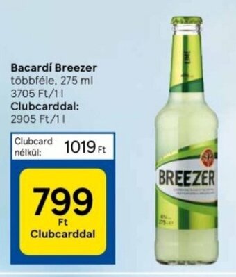 Tesco Bacardí Breezer 275 ml ajánlat