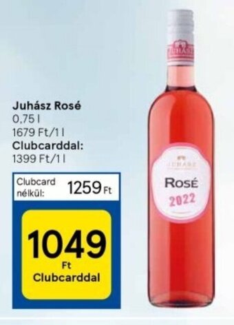 Tesco Juhász Rosé 0,75 l ajánlat