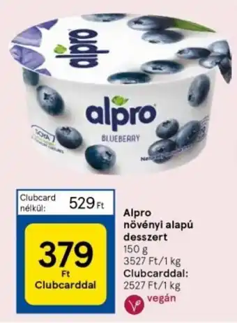 Tesco Alpro növényi alapú desszert 150 g ajánlat