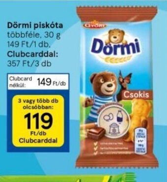 Tesco Dörmi piskóta 30 g ajánlat