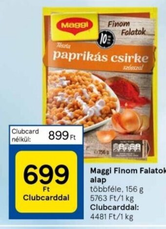 Tesco Maggi Finom Falatok alap 156 g ajánlat