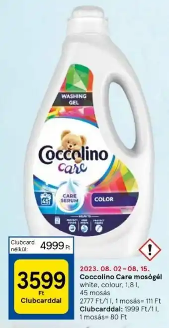 Tesco Coccolino Care mosógél 1,8 l ajánlat